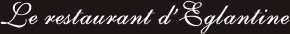 Restaurant eglantine de Saint Jores